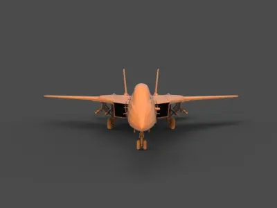 F-14 Tomcat 3D print model
