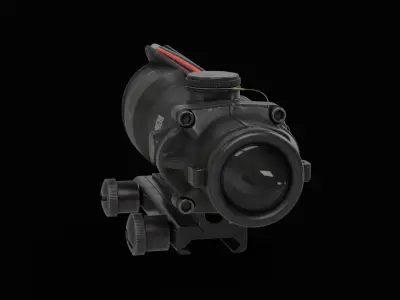 Trijicon ACOG4X32 Low-poly 3D model