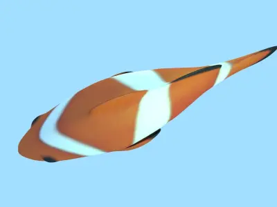 Clownfish Rigged 3D model