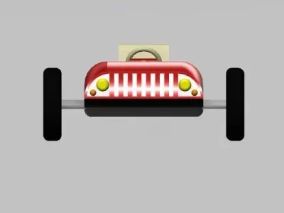 Vintage f1 design Free 3D model