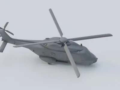 NH90 NFH navy helicopter 3D print model