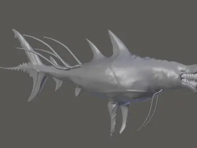 Leviathan 3D Model Normal Poly 3D model