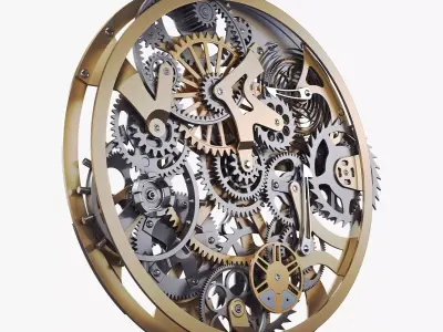 Gear Mechanism v 8 3D model