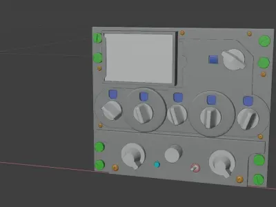 F16 UHF Radio 3D model