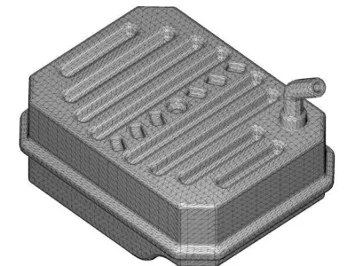 Plastic Fuel Tank 3D model
