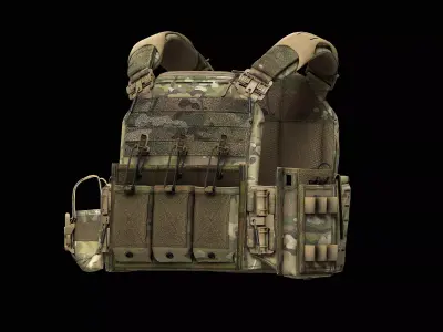 Strandhogg v3 SAPI Cut Plate Carrier V2 Low-poly 3D model