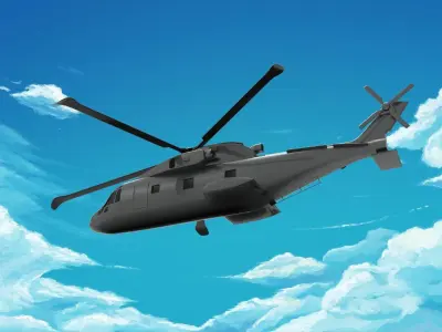 AgustaWestland AW101 3D model