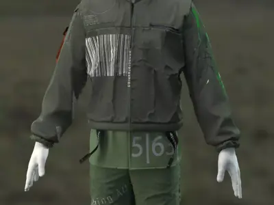 SPORT CYBERPUNK SET 3D model