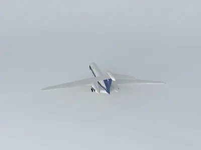 BOAC Vickers Armstrong VC10 Free 3D model