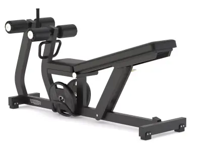 Technogym Bench Adjustable Decline AB Crunch Pure 3D model
