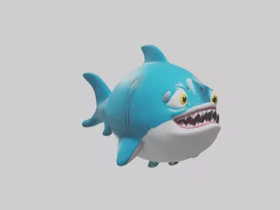 Babyshark Model 1 Low-poly 3D model