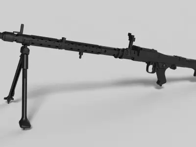 Stormtrooper Heavy Blaster Rifle DLT-19 from Star Wars 3D model