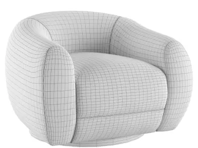 Armchair Laszlo Free 3D model