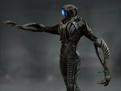 Robot from Lost in Space Low-poly 3D model