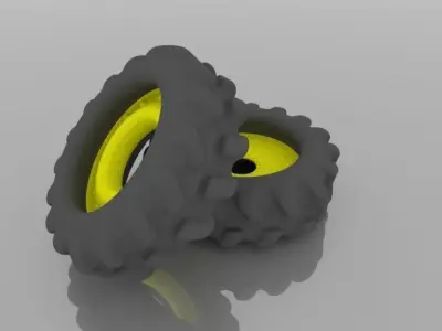 Truck Tyre - Maya Free low-poly 3D model