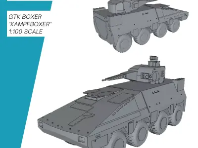 GTK Boxer Kampfboxer 3D print model