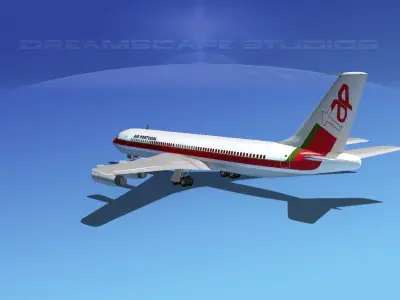 Boeing 707 Air Portugal 3D model