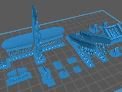 Supermarine S6B 1-144 scale 3D print model