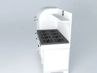 Vintage Oven Free 3D model