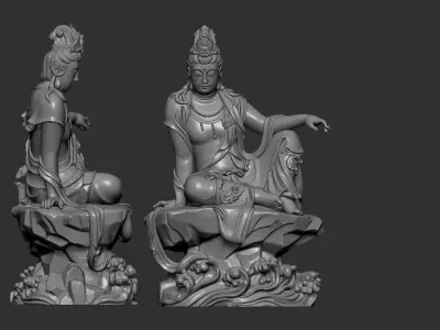 Bodhisattva Avalokitesvara 3D model