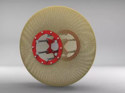 concept wheel 3D model
