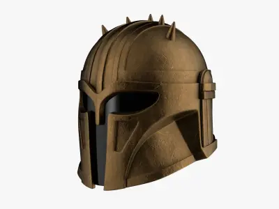 Helmet-- The Armorer from The Mandalorian--star wars 3D model