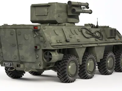 BTR 4E Bucephalus 2011 3D model