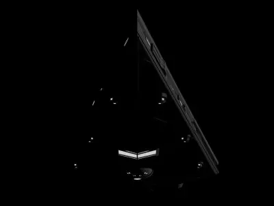 Star Destroyer Low Poly Look 3D model