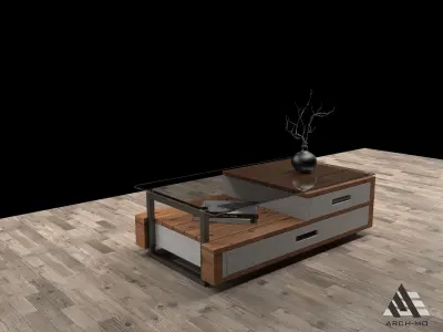 Coffee table 03- furniture Free low-poly 3D model