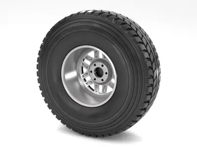 OFF ROAD WHEEL AND TIRE 9 3D model
