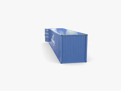 40ft Shipping Container NYK Logistics v1 3D model