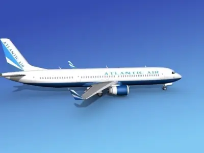 Boeing 737-900ER Atlantic Air 3D model