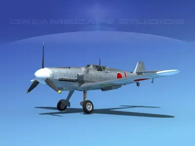 Messerschmitt BF-109 V17 3D model