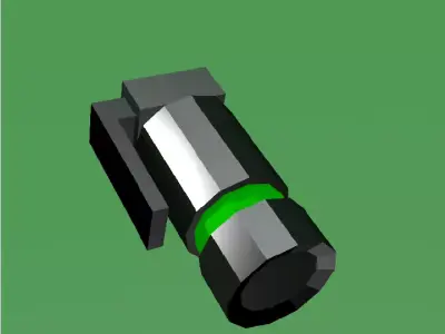 M17-SMOKE GRENADE Free low-poly 3D model