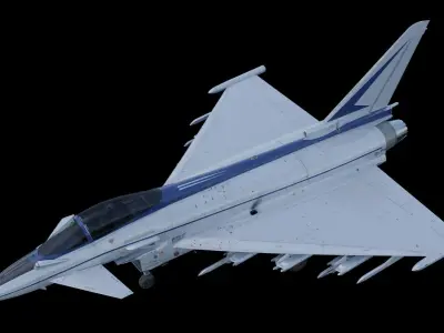 Euro Fighter Typhoon 3D model