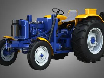Ursus C-355 Tractor 3D model