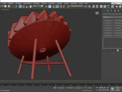 Bird Inspired Quetzal Chair by Marc Venot 3d model Low-poly 3D model
