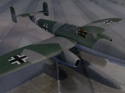 Heinkel He-280A 3D model