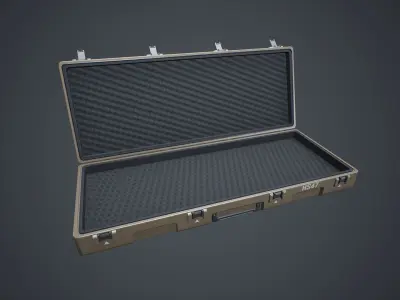 Animated Military Case 05 Low-poly 3D model