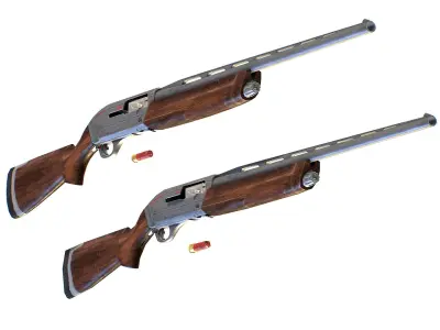 Winchester Shotgun Super SX3 20 small Gauge Arms Weapon Firearm Low-poly 3D model