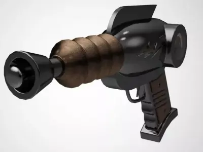 SciFi Retro Ray Gun Free 3D model