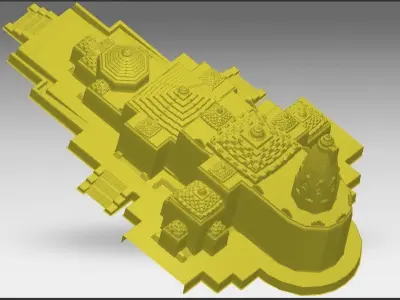 RAM MANDIR 3D model