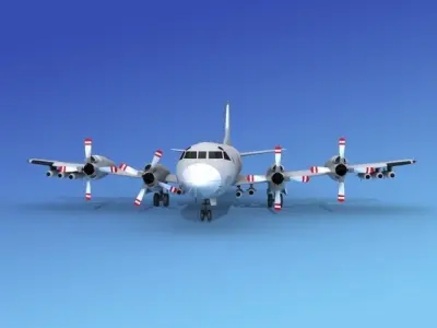 Lockheed P-3 Orion Royal Australian Navy 2 3D model
