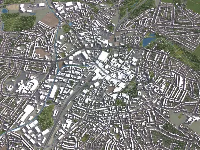 Walsall Low-poly 3D model