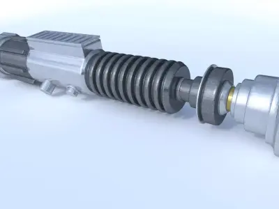 Obi-Wan Kenobi Lightsaber 3D model