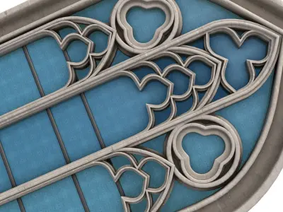Gothic Window 3D model