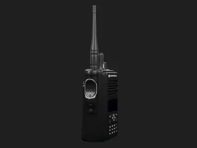 MOTOROLA DP4801E RADIO 3D model