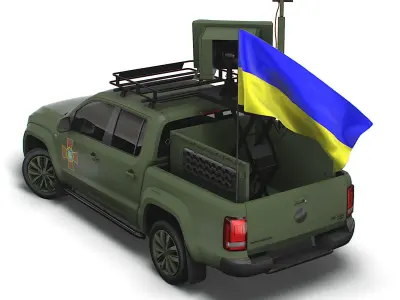 Volkswagen Amarok REW Bukovel 2022 3D model