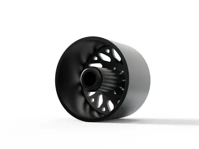 FRONT SPECIALITY FORGED D003 WHEEL 3D MODEL 3D model