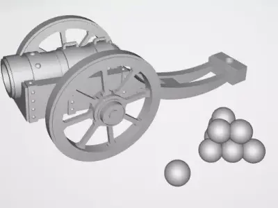 Cannon - Veuglaire 3D print model